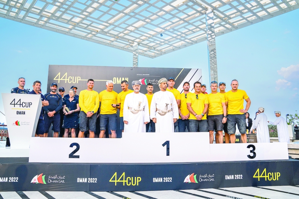 Top three team winners of 44Cup - Omanالفرق الفائزة بالمراكز الثلاثة الأول في كأس 44 الدولية في جولتها الأخير بسلطنة عمان
