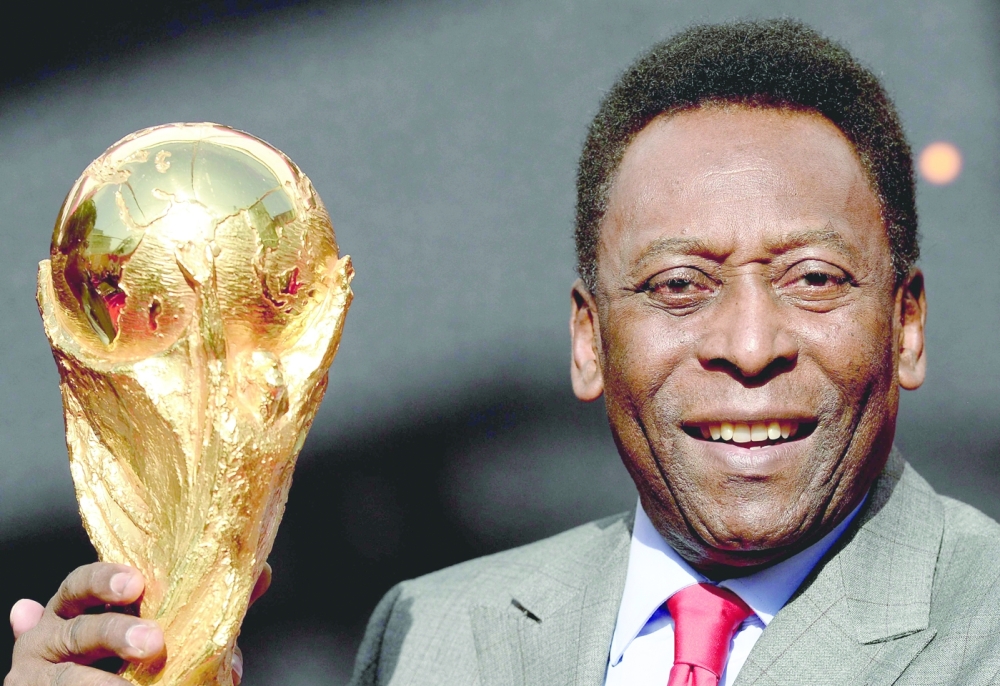 Brazilian football legend Pele
