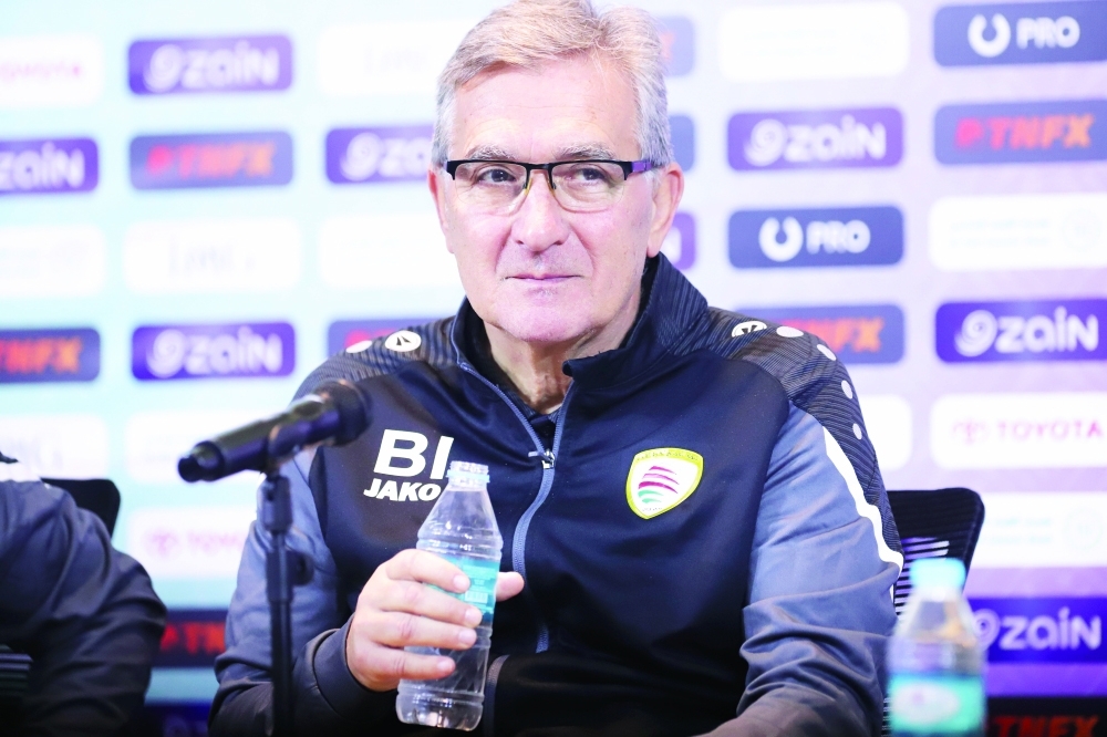 Oman head coach Branko Ivankovic