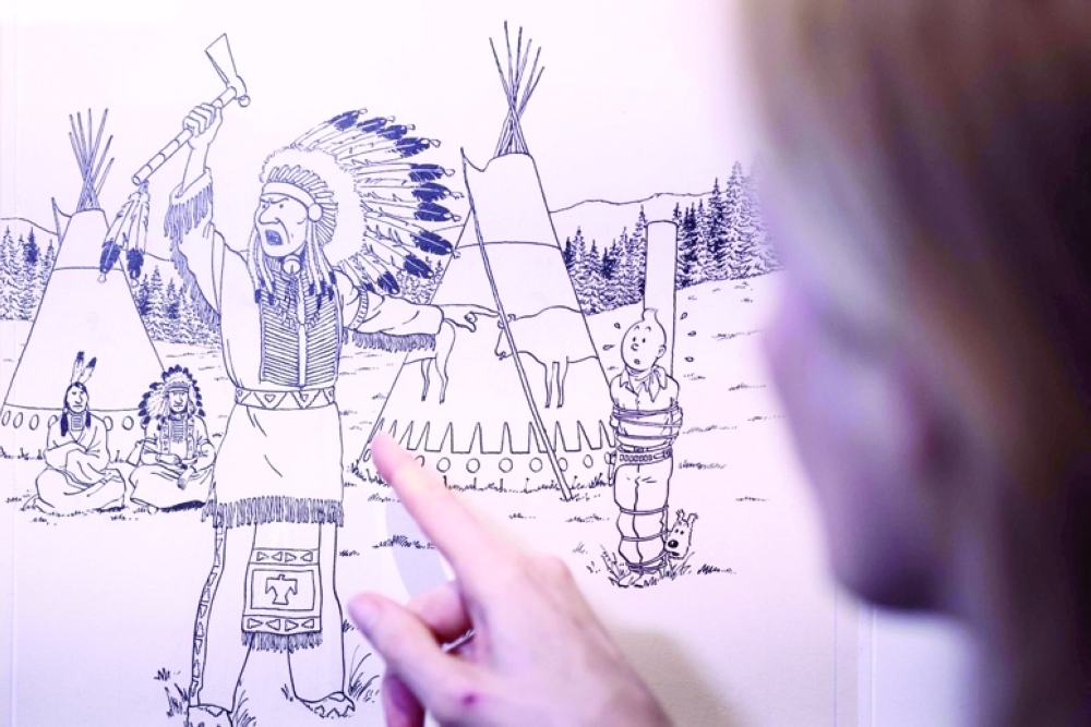 BELGIUM-ART-CULTURE-AUCTION-CARTOON