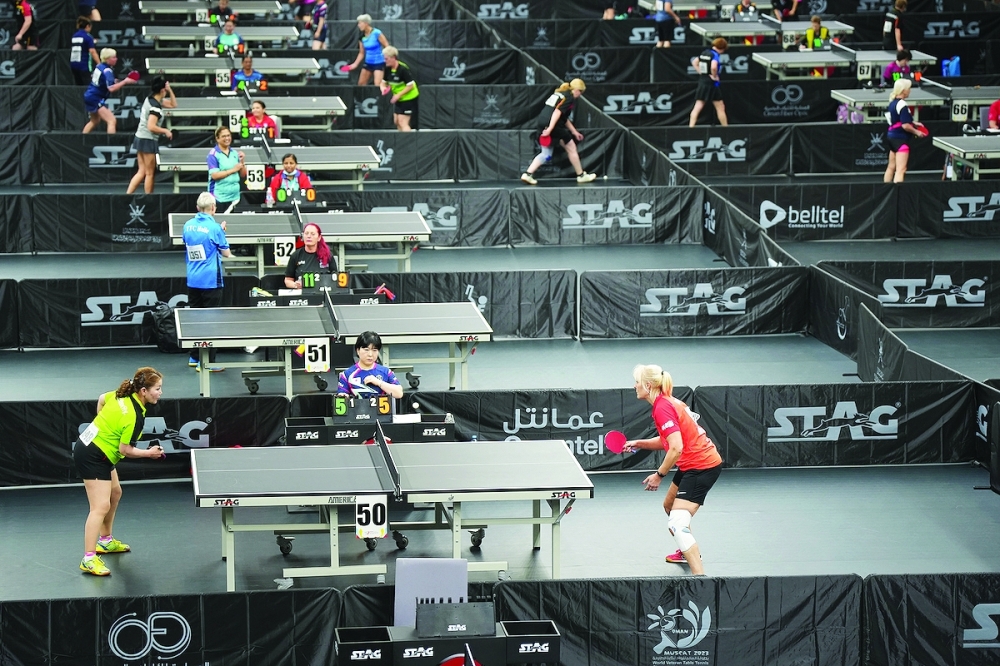 Day 3 of World Veteran Table Tennis