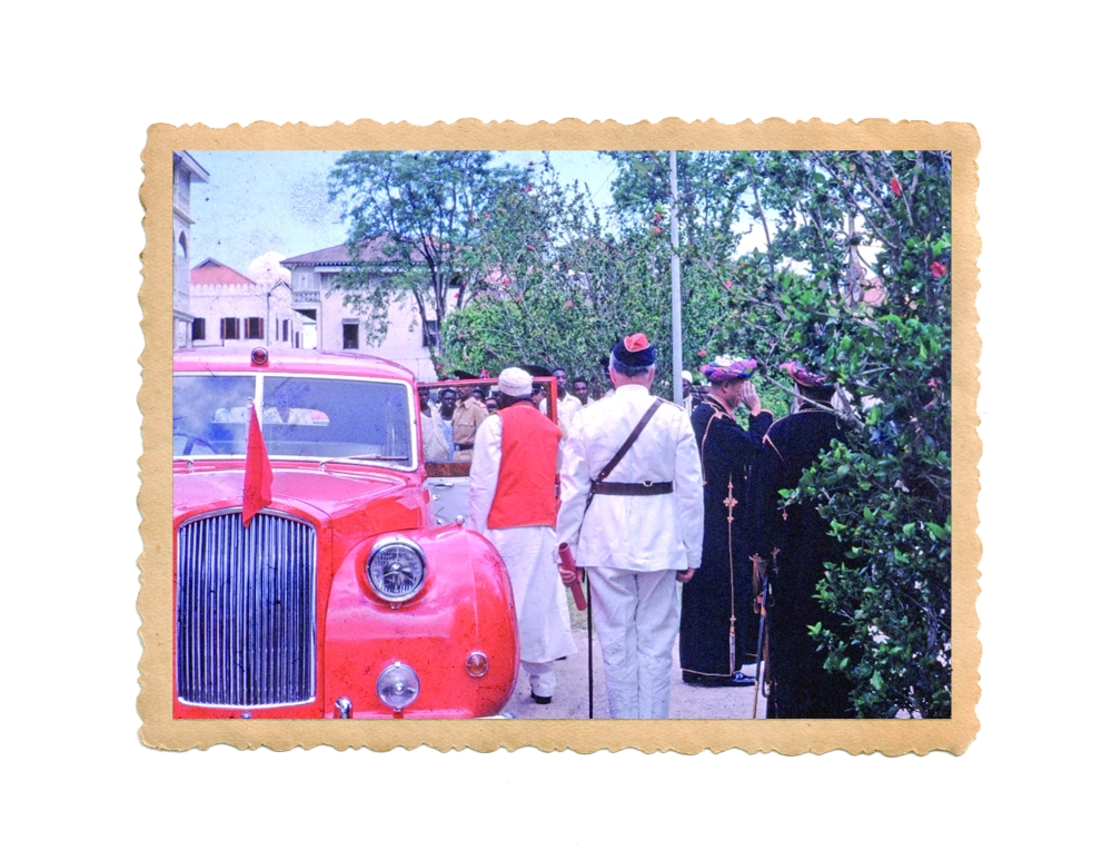 HM the Sultan heading to the Legislative Council Hall.