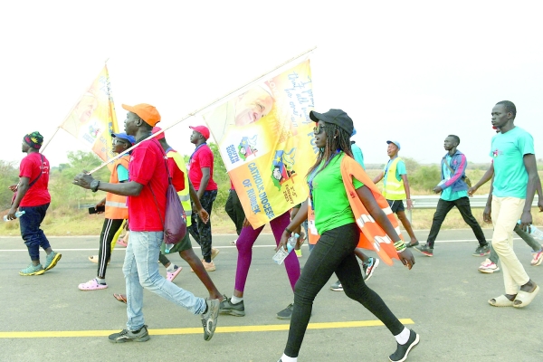 Pilgrims walk 9 days to see Pope in South Sudan - Vimarsana News