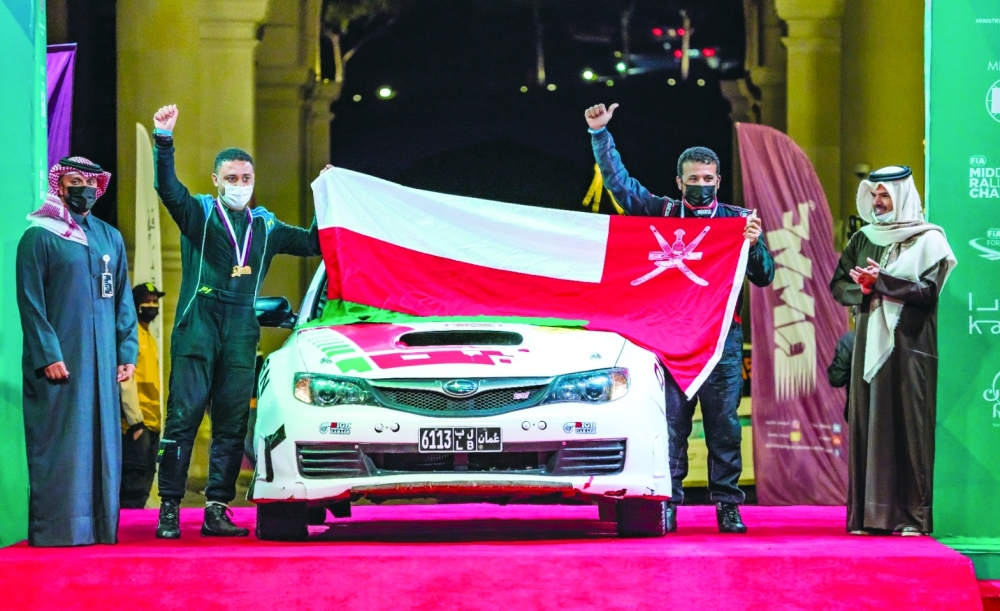 Zakaria al Ameri and Mohammed al Mazrouei crowned in Qatar International Rally 2021
