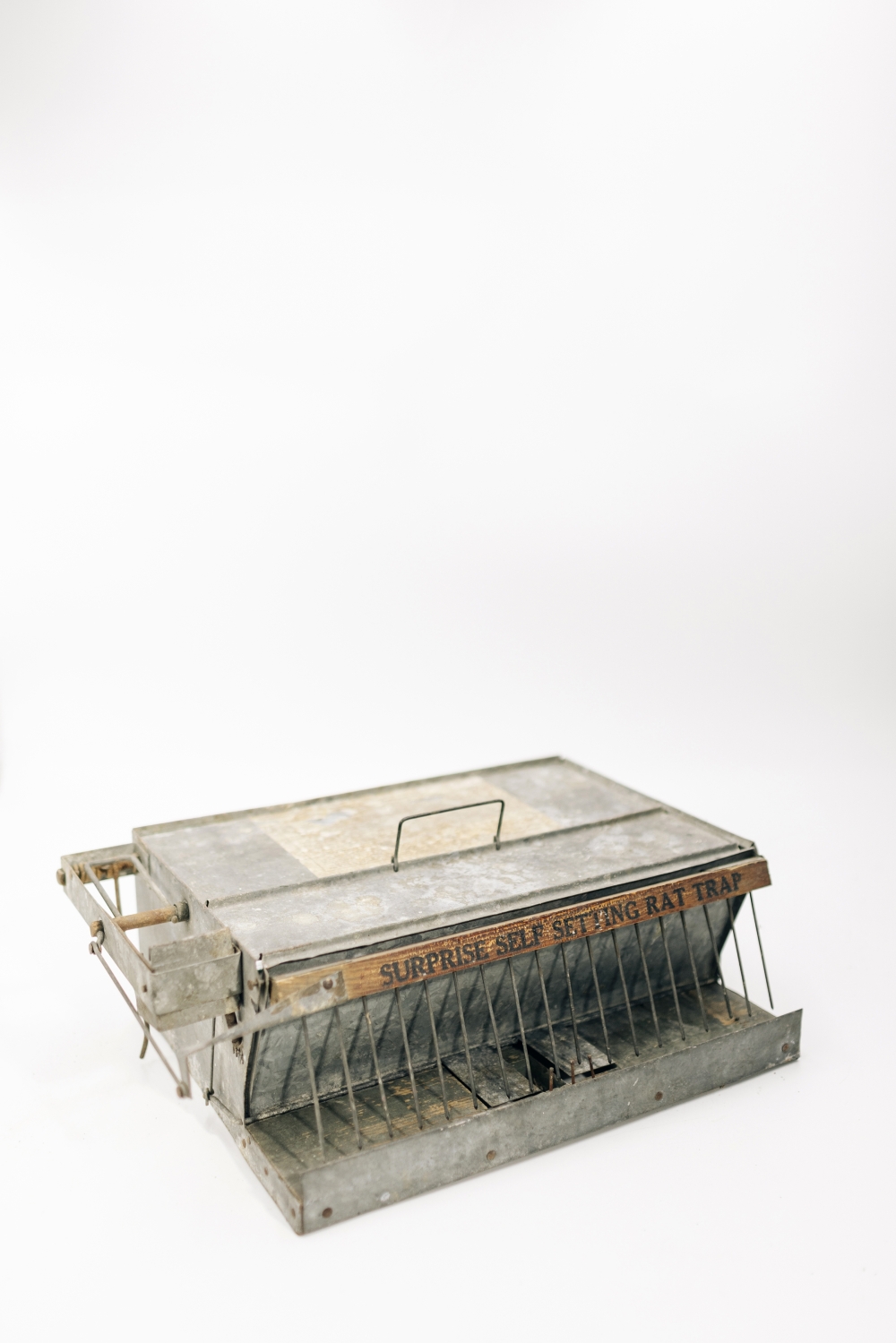 A rat trap design from the collection of Shawn Woods, who hosts a YouTube channel called Mousetrap Monday, near Monmouth, Ore., Feb. 1, 2023. (Michael Hanson/The New York Times)