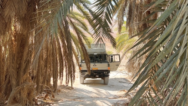 Dutch couple travels through Oman in their solar-powered expedition truck - Vimarsana News