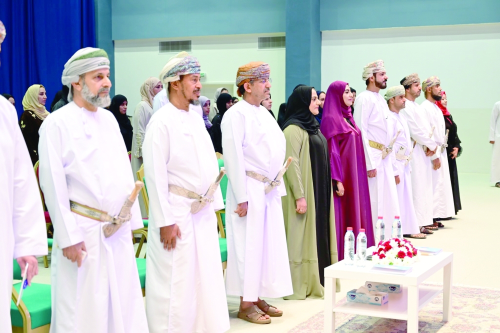 Dr Bakhit bin Ahmed al Mahri, Under-Secretary of the Ministry of Higher Education, Research and Innovation (MoHERI), at the workshop in Muscat on Thursday.