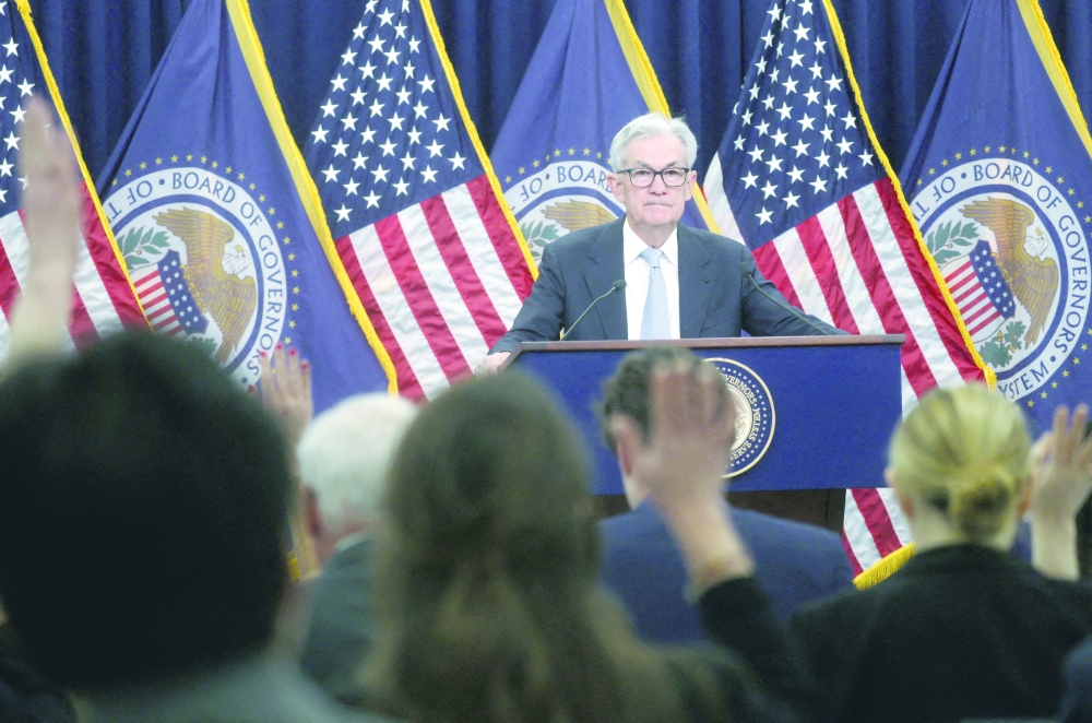  Federal Reserve Chair Jerome Powell holds a news conference