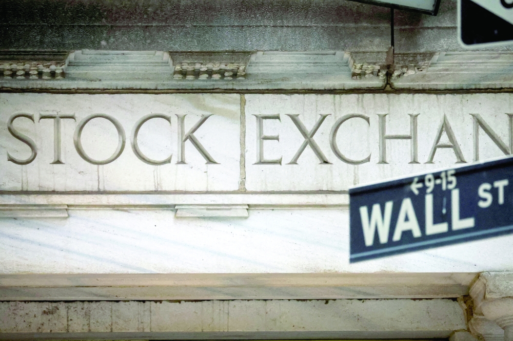  The Wall St entrance to the NYSE  is seen in New York