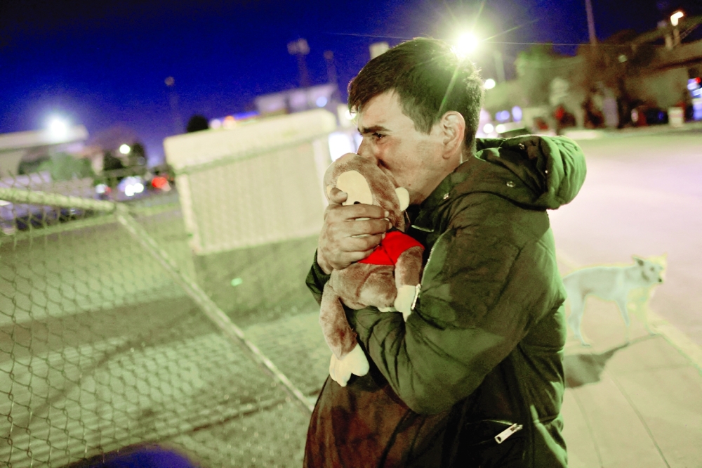 Venezuelan Abel Maldonado mourns for his brother Orlando Maldonado outside the immigration detention centre, where several migrants died after a fire broke out  in Ciudad Juarez, Mexico. - Reuters

