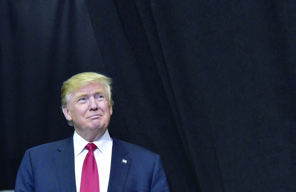 Former US president Donald Trump
