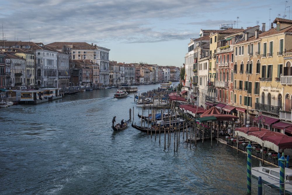 The Grand Canal in Venice, Italy on Nov. 20, 2022. (Laetitia Vancon/The New York Times)