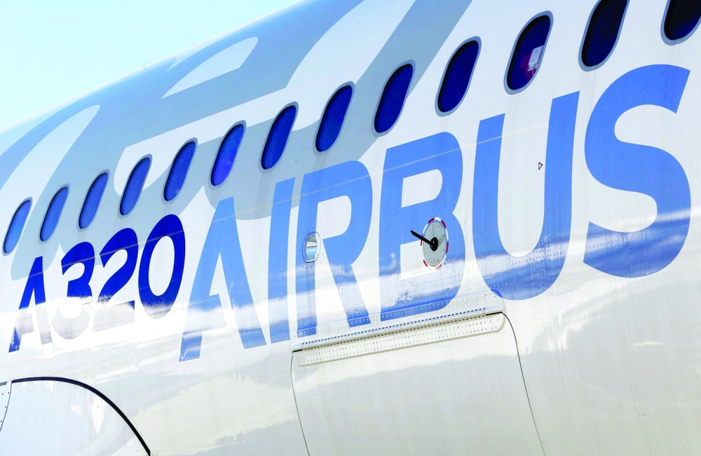 An Airbus A320neo aircraft pictured during a news conference in Colomiers near Toulouse, France. - Reuters File