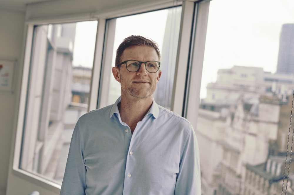 Ben Allgrove, a partner and the chief innovation officer at the international law firm Baker McKenzie, who tracks the impact of technology on the legal profession, in London, March 30, 2023. (Tom Jamieson/ The New York Times)