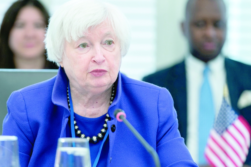 US Treasury Secretary Janet Yellen 