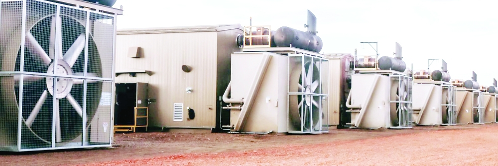 Methane-powered mobile data centres © Crusoe Energy