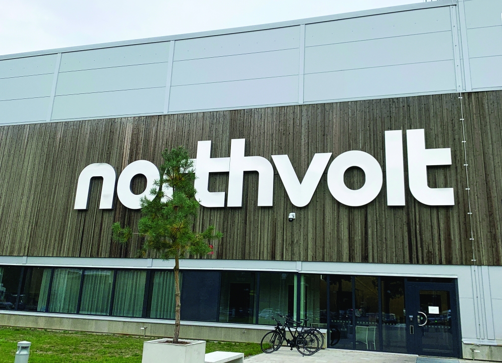 General view outside the Northvolt facility in Vasteras, Sweden. - Reuters File
