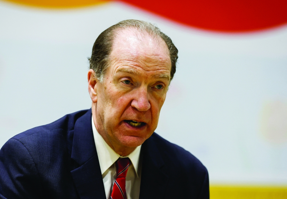 World Bank President David Malpass 