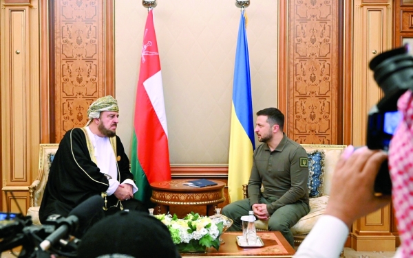HH Sayyid Asaad meets Ukrainian President in Saudi Arabia - Vimarsana News