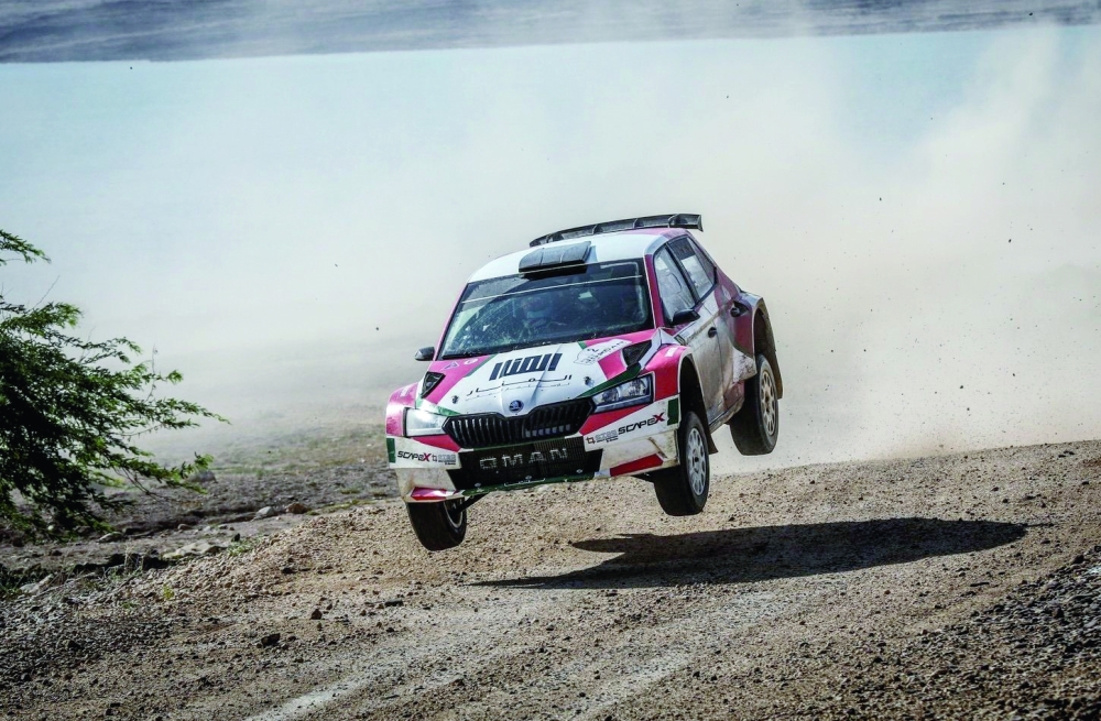 Abdullah al Rawahi at the Jordan Rally.  - MMS-Racing