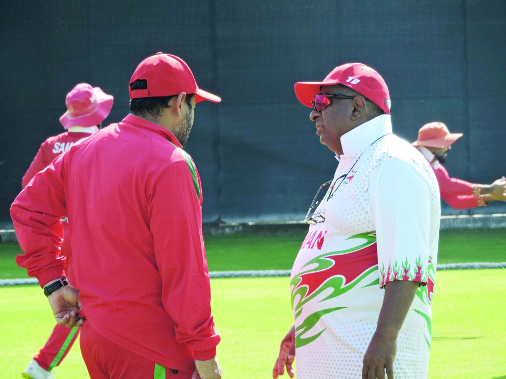 Mendis during a training session