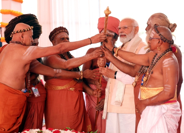 Modi inaugurates new Indian parliament - Vimarsana News