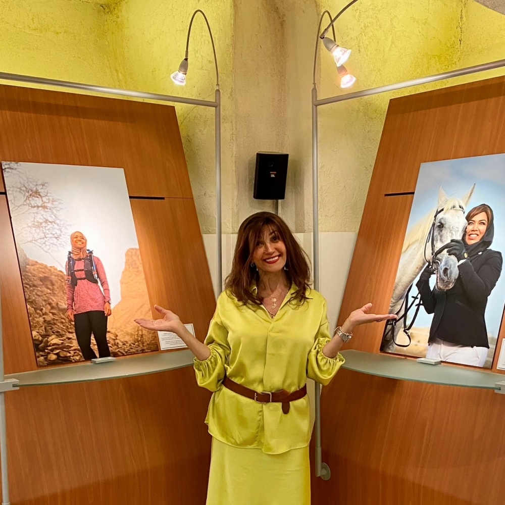 Rania Khodr at Oman photo Expo