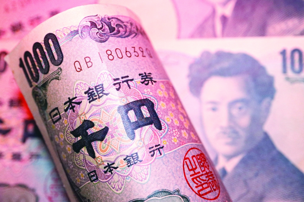Banknotes of Japanese yen are seen in this illustration picture. — Reuters