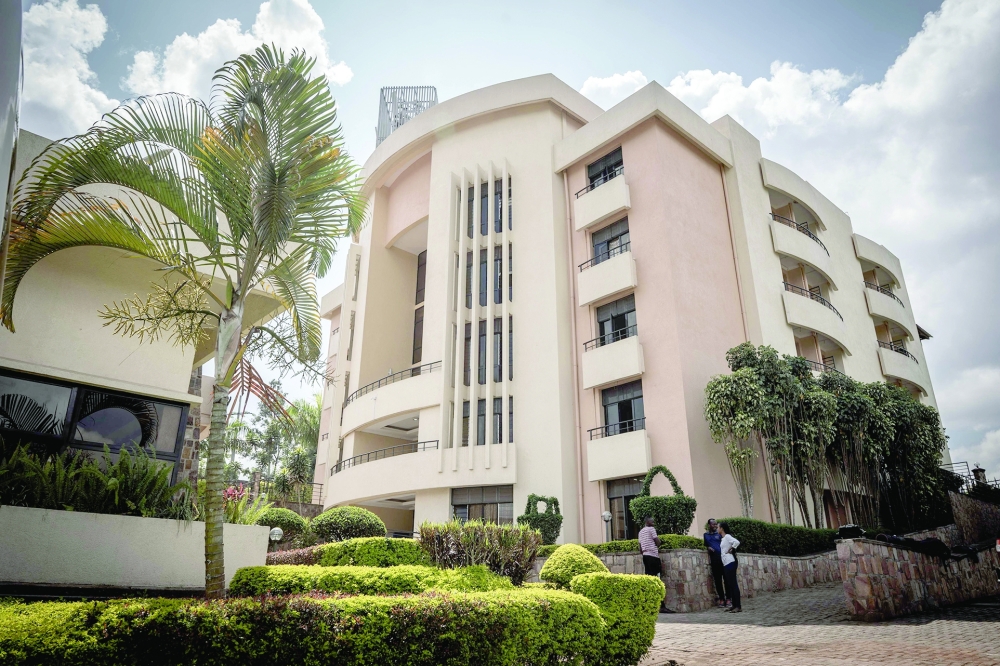A general view of the exterior of Hope Hostel getting ready to welcome the migrants from United Kingdom in Kigali, Rwanda. - AFP File