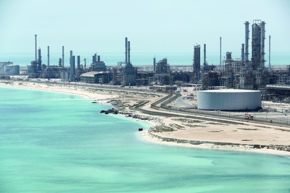 General view of Saudi Aramco's Ras Tanura oil refinery and oil terminal in Saudi Arabia. — Reuters