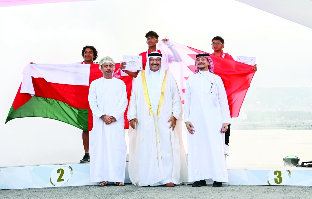 Hatim Al Arimi won second place in ILKA4 class