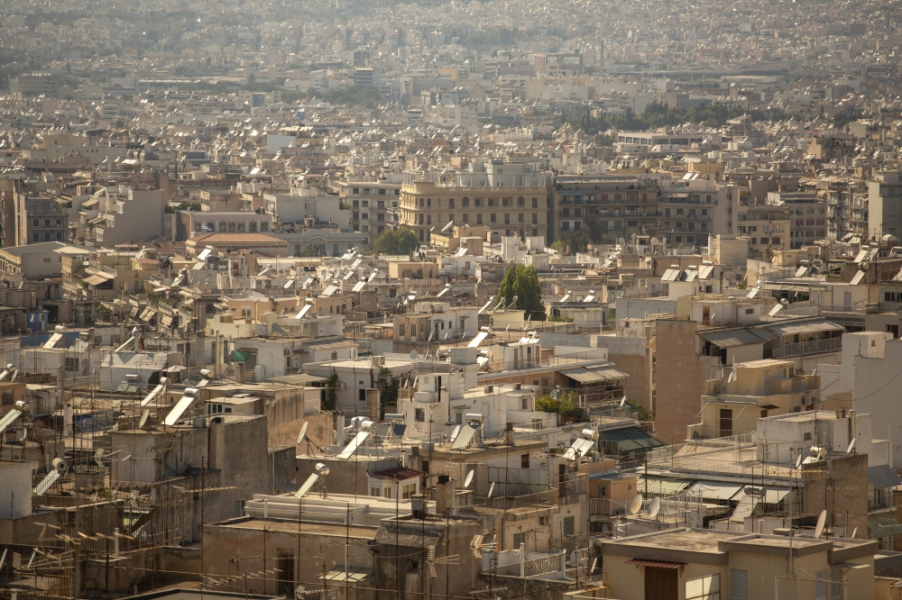 Temperatures in Athens are among the highest of any European capital. (Eirini Vourloumis/The New York Times)