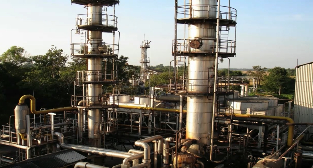 A green hydrogen plant