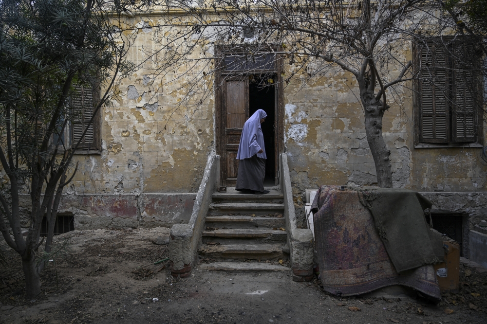 A residence in Cairo, where a growing number of old working-class neighborhoods are slated for redevelopment, on Feb. 3, 2022. (Heba Khamis/The New York Times)