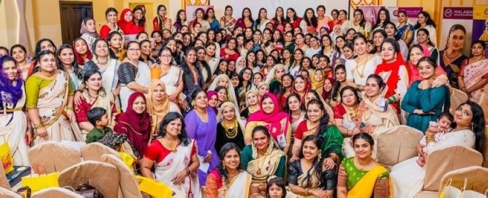 Mothers talent at a grand Onam celebration