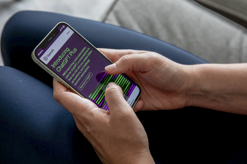 The ChatGPT app opened on an iPhone in Queens, on July 10, 2023. (Jackie Molloy/The New York Times)