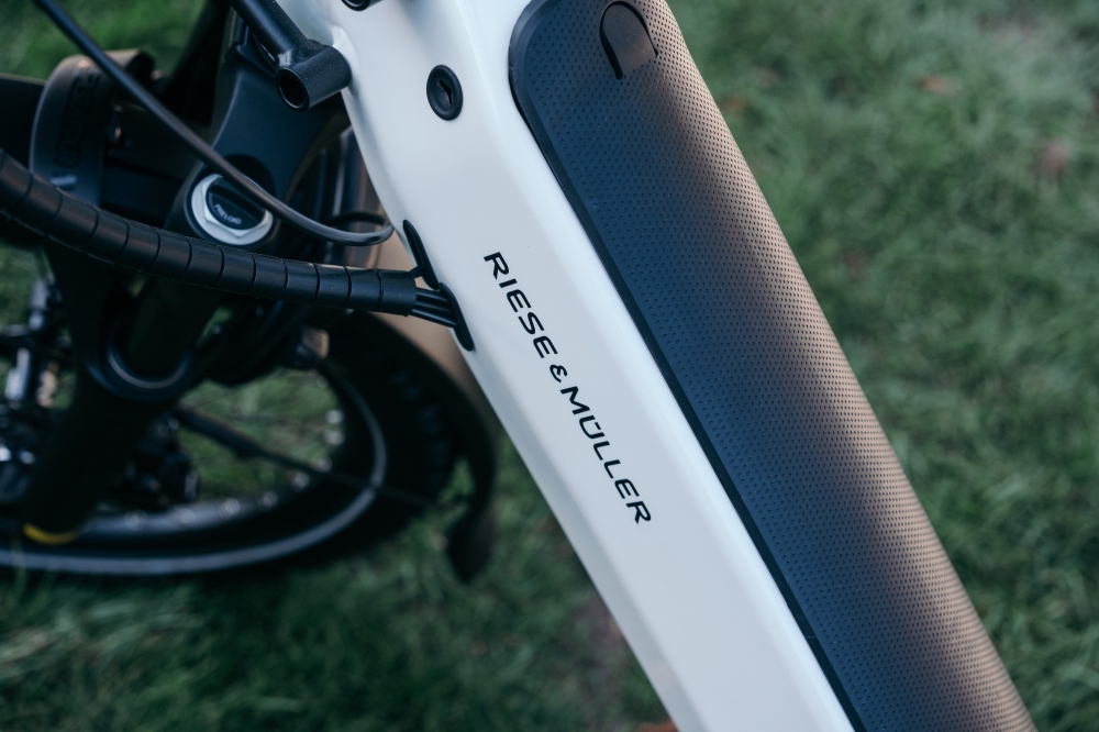 A bicyclist test-riding the Audi e-bike at the mobility fair in Munich, Germany on Sept. 4, 2023. The fair is a rebrand of what was Germanys largest auto show. (Felix Schmitt/The New York Times)