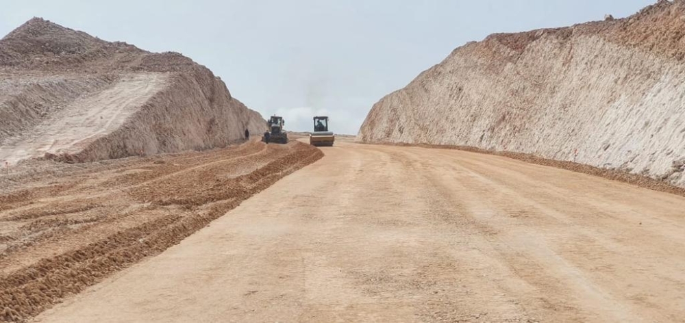 46 per cent complete of Arjot-Sarfit road repair