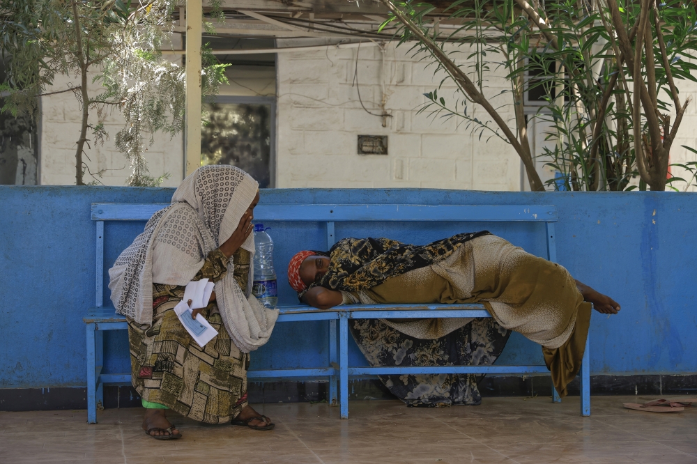 Malaria patients wait to receive medications at the Goro Health Center in Dire Dawa, Ethiopia, May 29, 2023. (Tiksa Negeri/The New York Times)