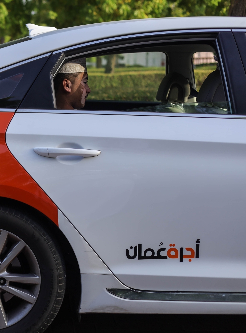 OmanTaxi, one of the two airport taxi operators at Muscat International Airport 