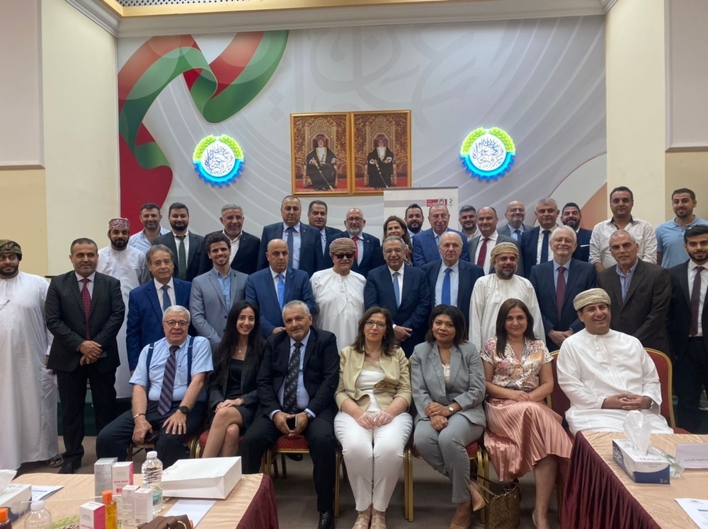 The Lebanese business delegation visits the OCCI office.