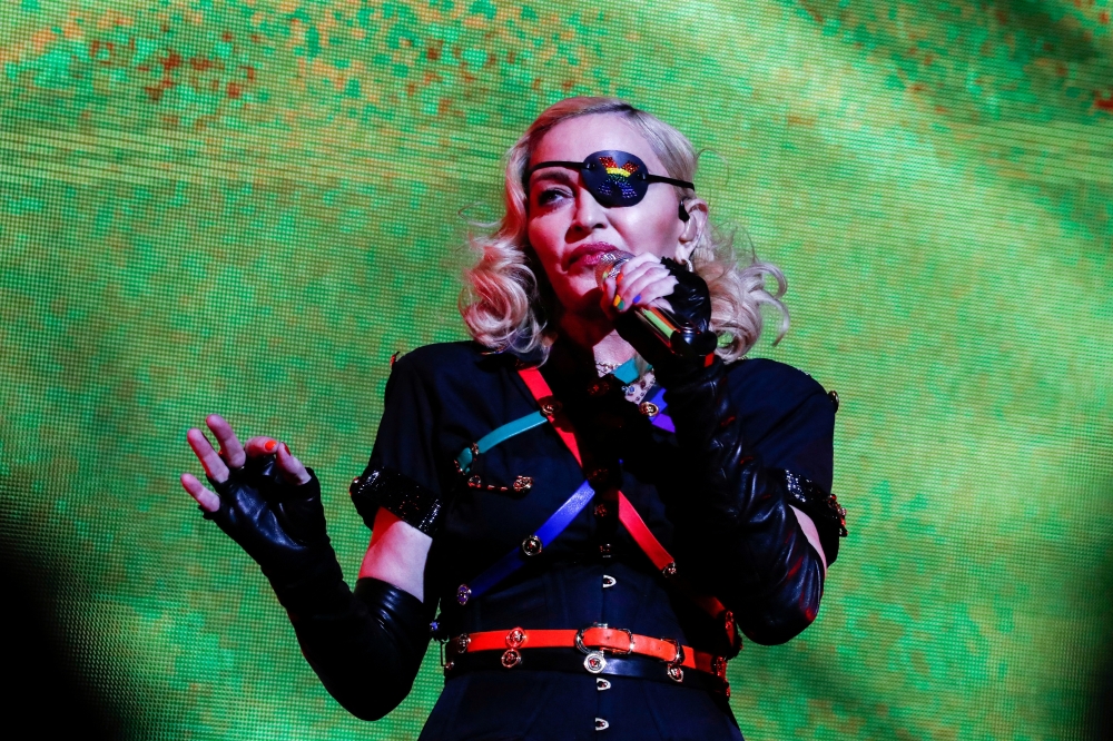 Madonna performs at the 2019 Pride Island concert during New York City Pride in New York City. - Reuters File