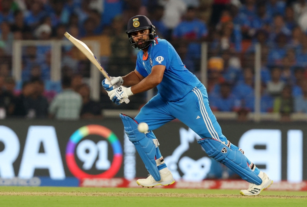  India's Rohit Sharma in action.—Reuters