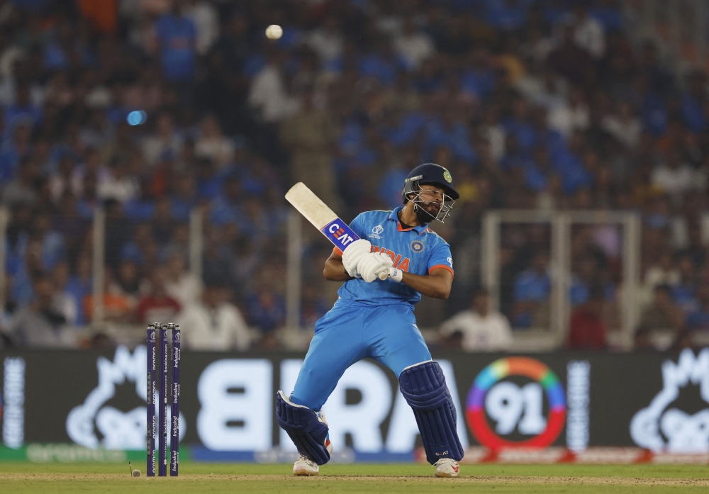  India's Rohit Sharma in action.—Reuters