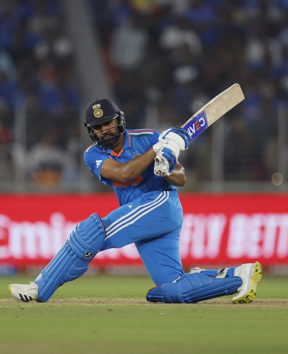  India's Rohit Sharma in action.—Reuters