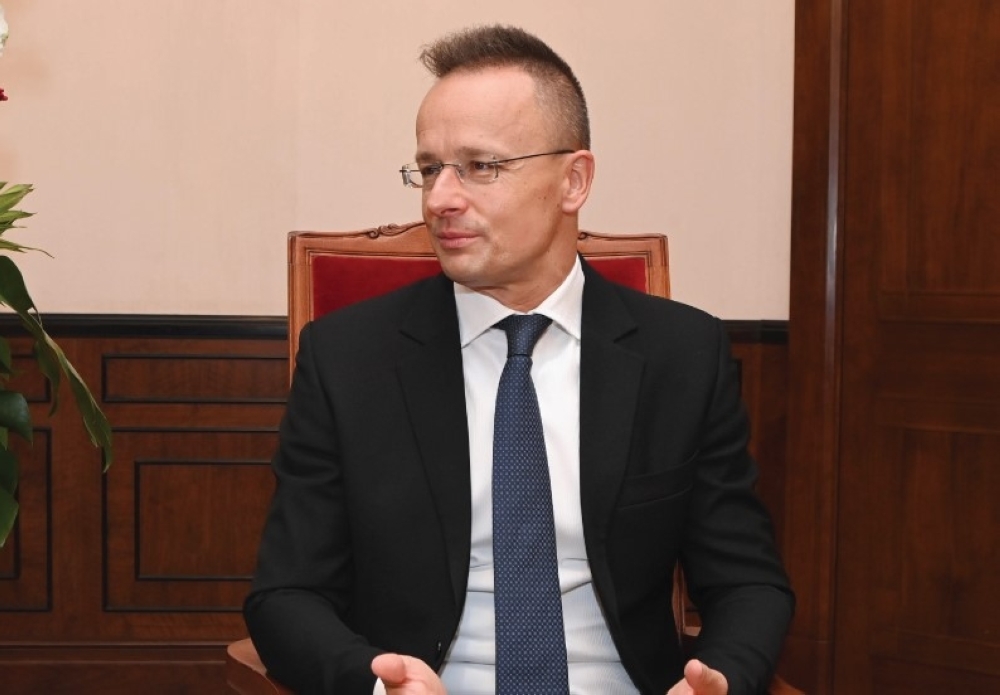  Péter Szijjártó, Minister of Foreign Affairs and Trade of Hungary,