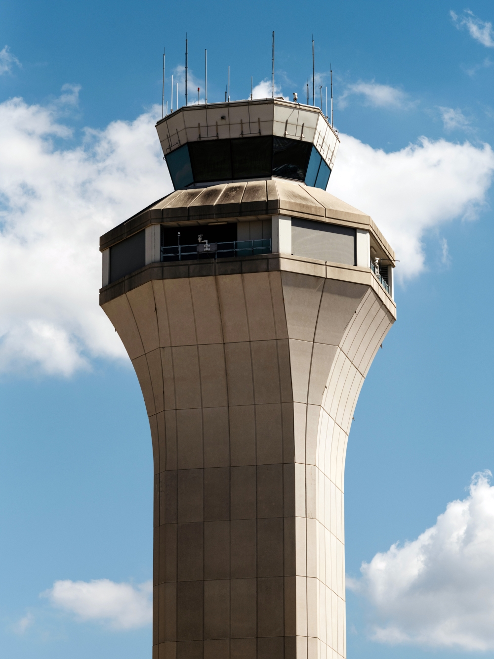 The air traffic control facility at Austin-Bergstrom International Airport in Austin, Texas, on Oct. 4, 2023. (Carter Johnston/The New York Times)