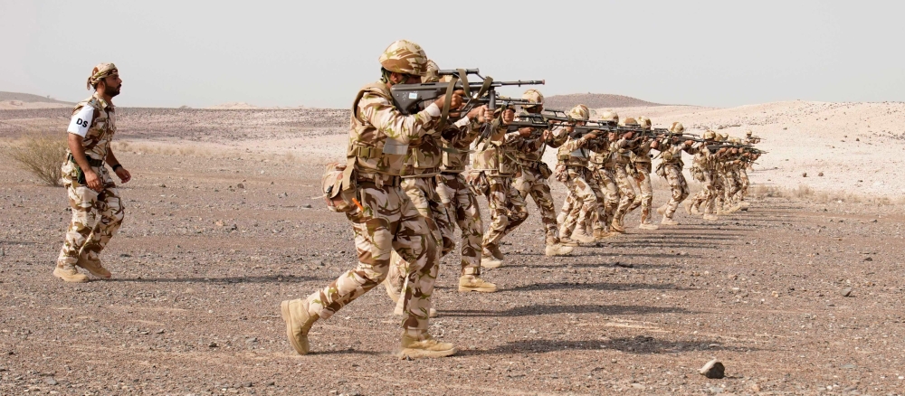 The practical demonstration of a tactical exercise codenamed “Shams 33” for officer candidates, as well as a limited service course and a university officers’ course