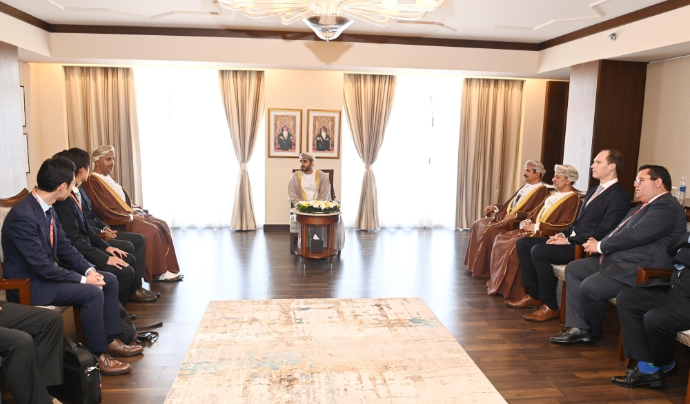 HH Sayyid Theyazin meets CEOs of Global Companies