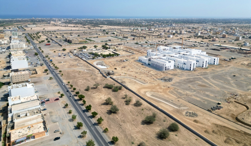 Al Suwaiq Hospital’s construction structure completed